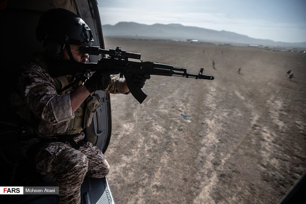 In Photos: Drills Of Special Unit Of Iranian Islamic Revolutionary Guard Corps