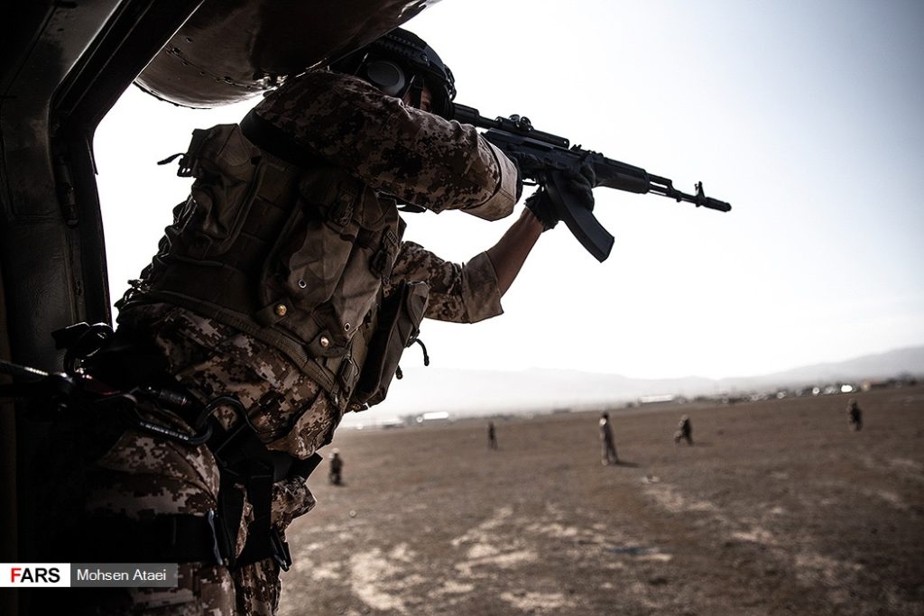 In Photos: Drills Of Special Unit Of Iranian Islamic Revolutionary Guard Corps