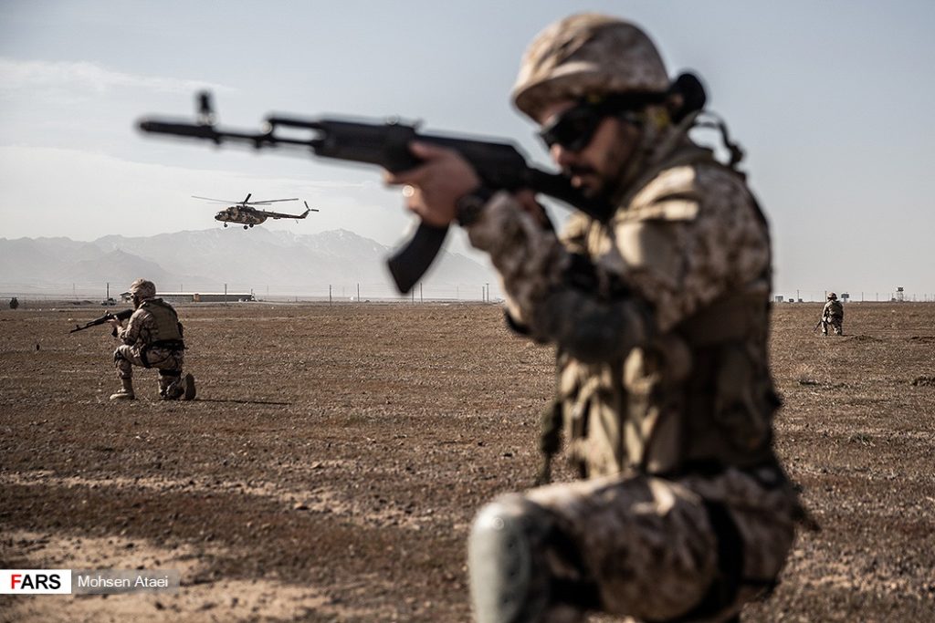 In Photos: Drills Of Special Unit Of Iranian Islamic Revolutionary Guard Corps