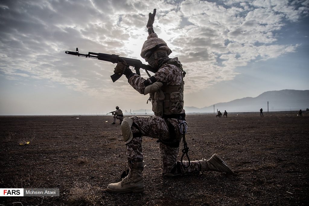 In Photos: Drills Of Special Unit Of Iranian Islamic Revolutionary Guard Corps