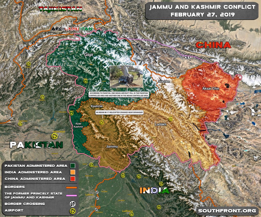 Brief Overview Of Pakistani-Indian Conflict On February 26-27 (Map)