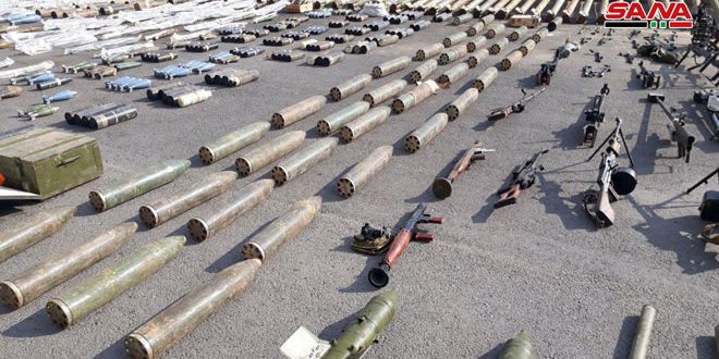 Government Forces Capture Large Number Of Weapons, Ammunition In Damacus Countryside (Videos, Photos)