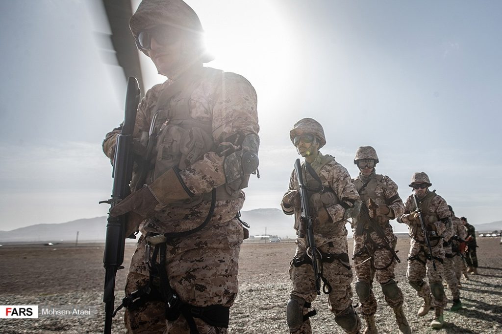 In Photos: Drills Of Special Unit Of Iranian Islamic Revolutionary Guard Corps