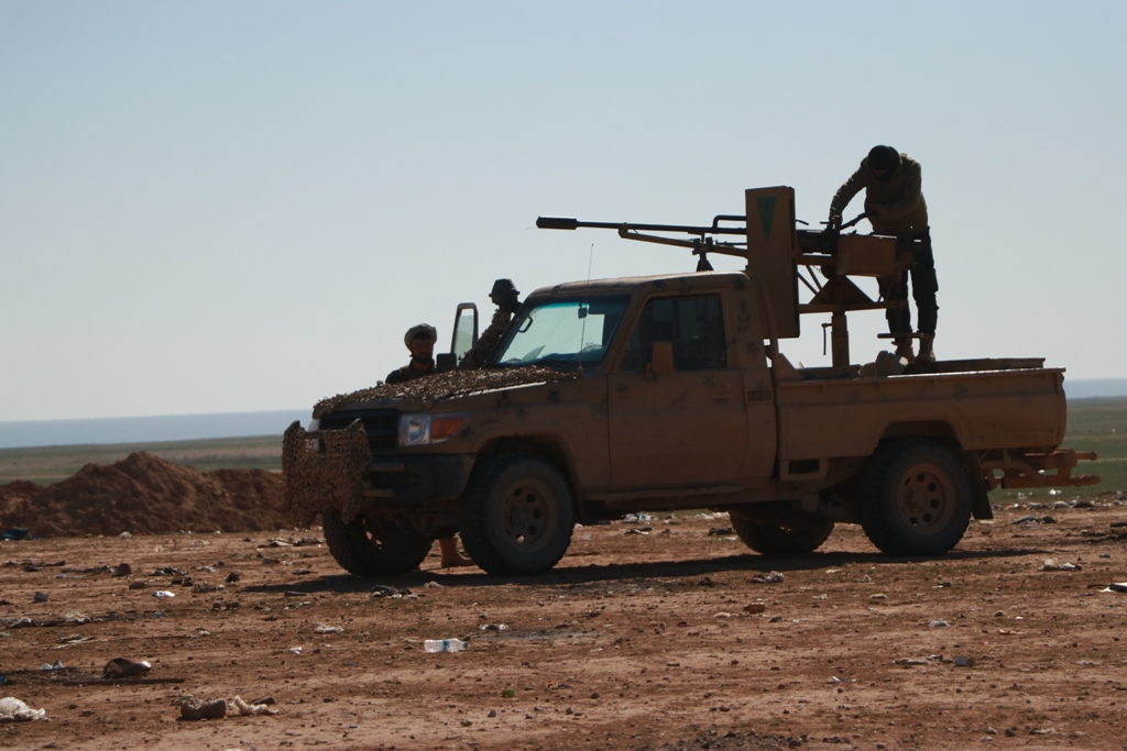 In Video: SDF Fighters Hit Turkish Forces Fortifications, Vehicles In Northern Raqqa With Guided Missiles