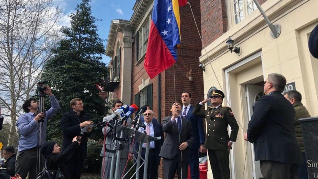 Venezuela Opposition Seizes Diplomatic Properties In US, Plans Embassy Takeover