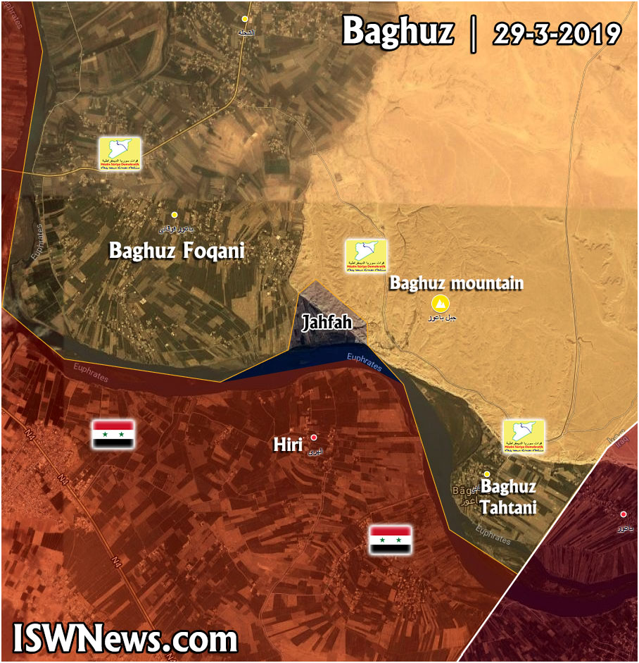 US-backed Forces Continue Security Operation Against ISIS Remnants In Euphrates Valley (Map)