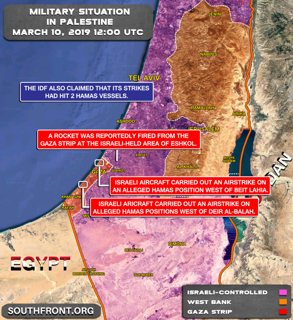 Israel Delivers New Round Of Strikes On Alleged Hamas Targets In Gaza Strip (Map Update)