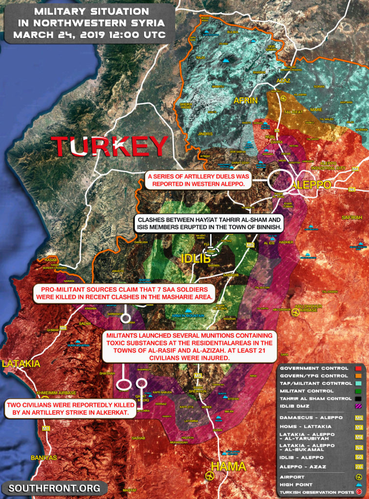 Map Update: Situation In Idlib De-Escalation Zone Worsening Day By Day