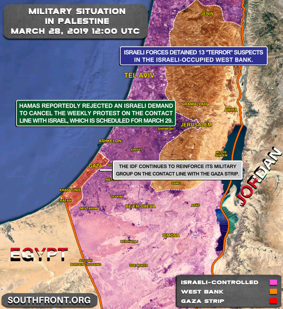 Map Update: IDF Continues To Delpy Troops & Equipment On Border With Gaza