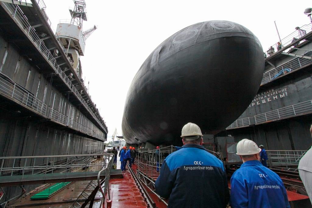 Russia Floats First Project 636.3 Submarine For Its Pacific Fleet