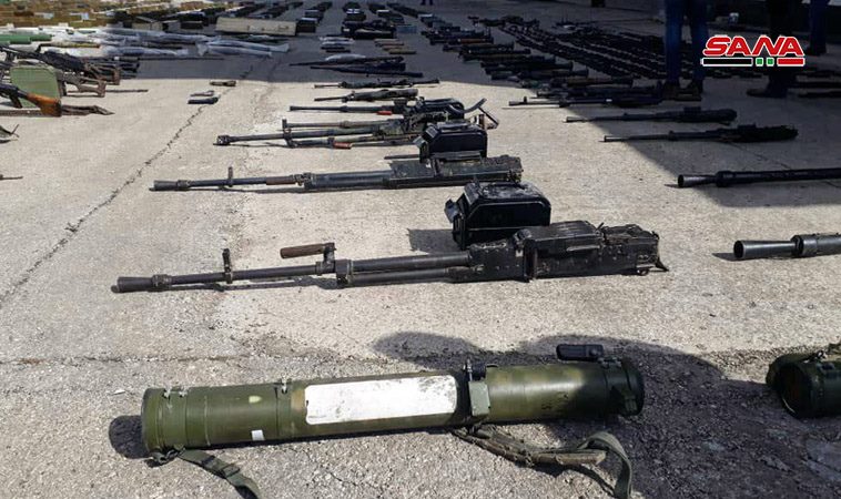 Syrian Army Uncovers Loads Of Weapons In Northern Homs (Photos)