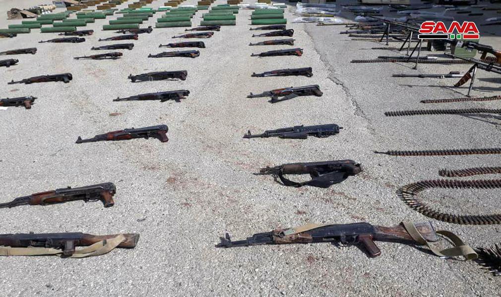 Syrian Army Uncovers Loads Of Weapons In Northern Homs (Photos)