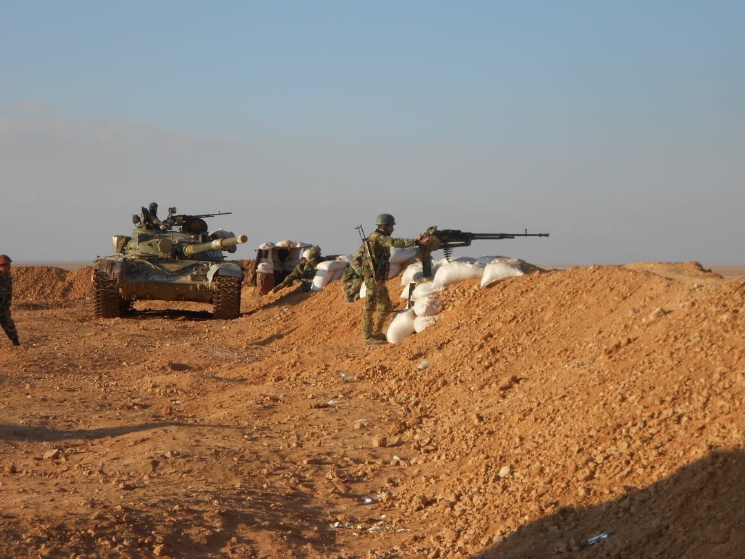 Syrian Army Conducts Live-Fire Drills Near U.S Millitary Base In Al-Tanaf (Photos, Video)