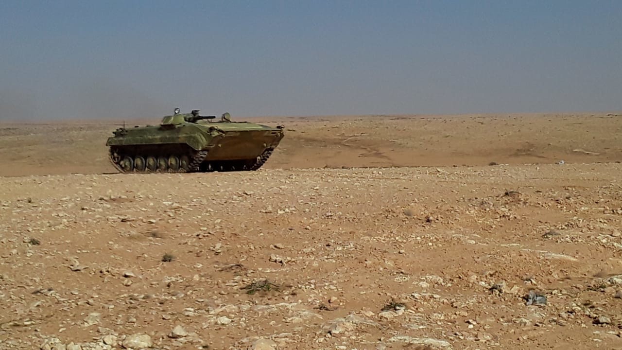 Syrian Army Conducts Live-Fire Drills Near U.S Millitary Base In Al-Tanaf (Photos, Video)