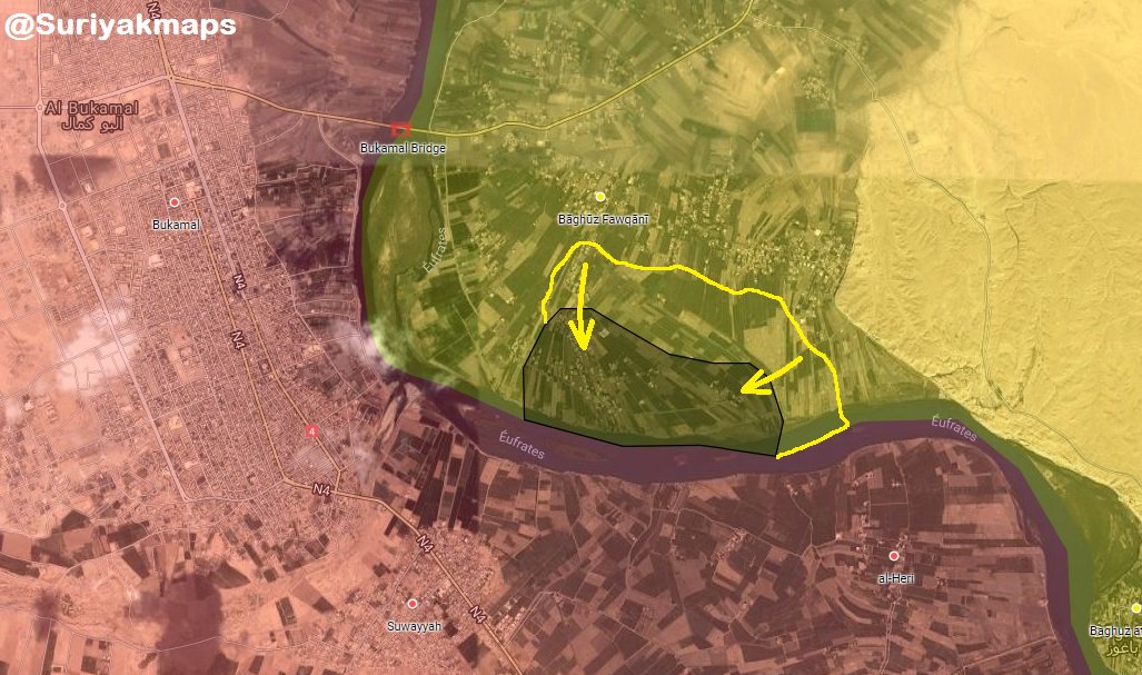 SDF Kills 18 ISIS Fighters As It Advances In Euphrates Valley (Map)