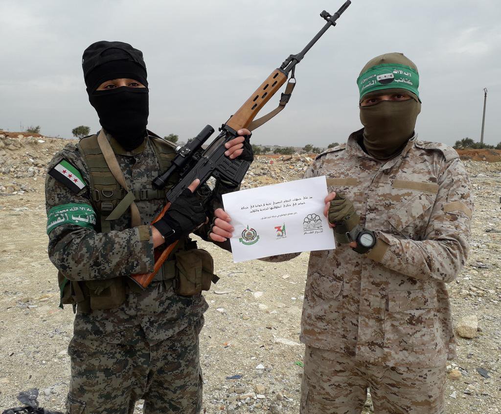 Hamas Members Appear To Be Operating Alongside Terrorists In Northern Syria