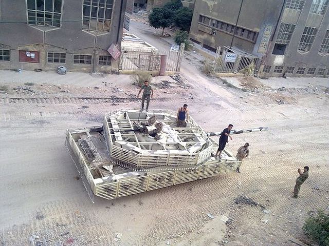 Armoured Beasts: DIY-style Modifications Of Syrian Army Battle Tanks