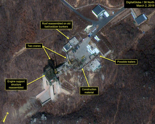 Satellite Images Show North Korea Renewed Construction Of Its Long-Range Missile Facility