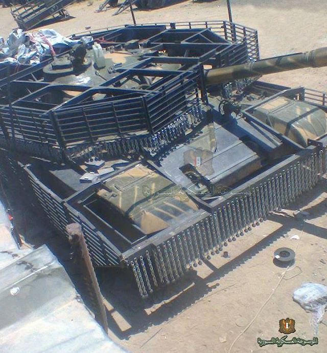 Armoured Beasts: DIY-style Modifications Of Syrian Army Battle Tanks