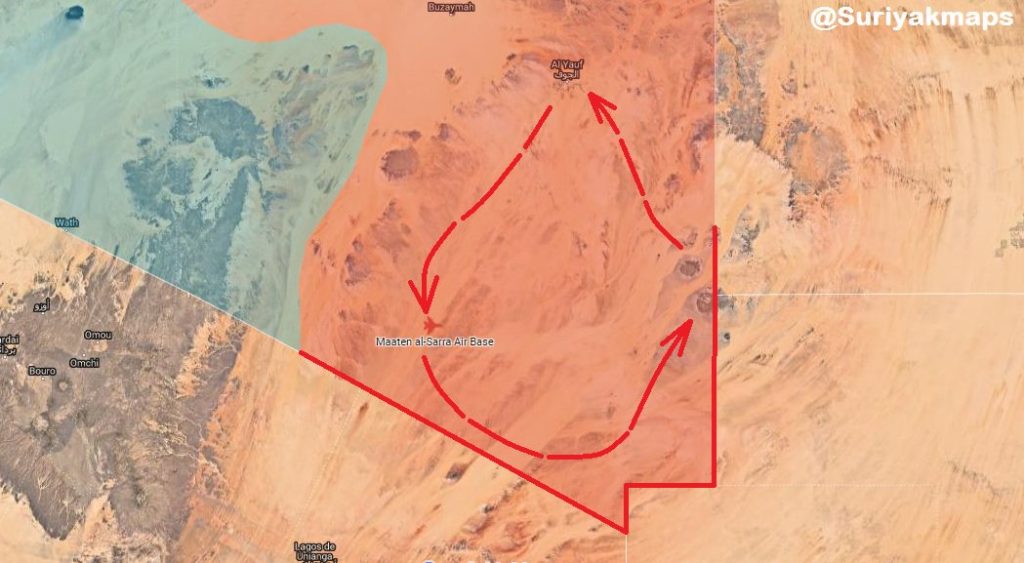 In Maps: Libyan National Army Develops Operation Against Militants Along Borders With Sudan, Chad