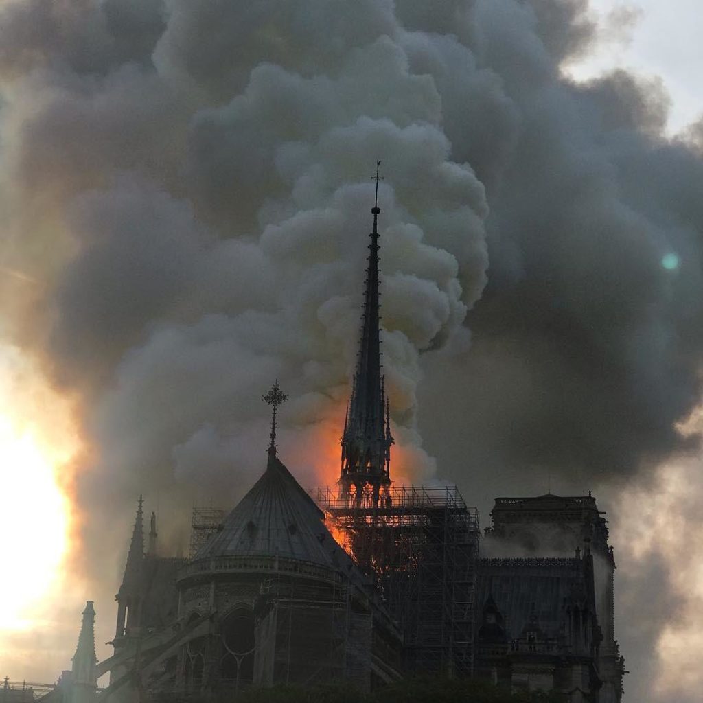 Notre Dame Cathedral In Paris On Fire: Central Spire Already Collapsed (Photos, Videos)