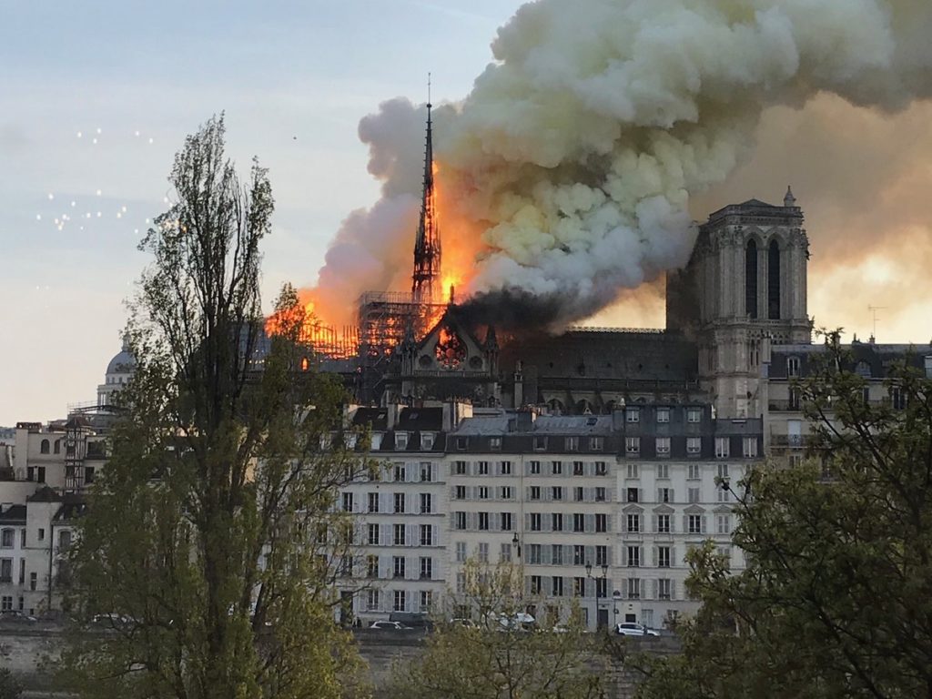 Notre Dame Cathedral In Paris On Fire: Central Spire Already Collapsed (Photos, Videos)