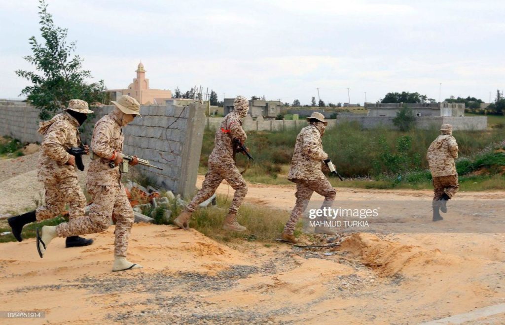 Photo: Tactical Pool Shoes - Secret Weapon Of Pro-GNA Forces In Battle For Tripoli