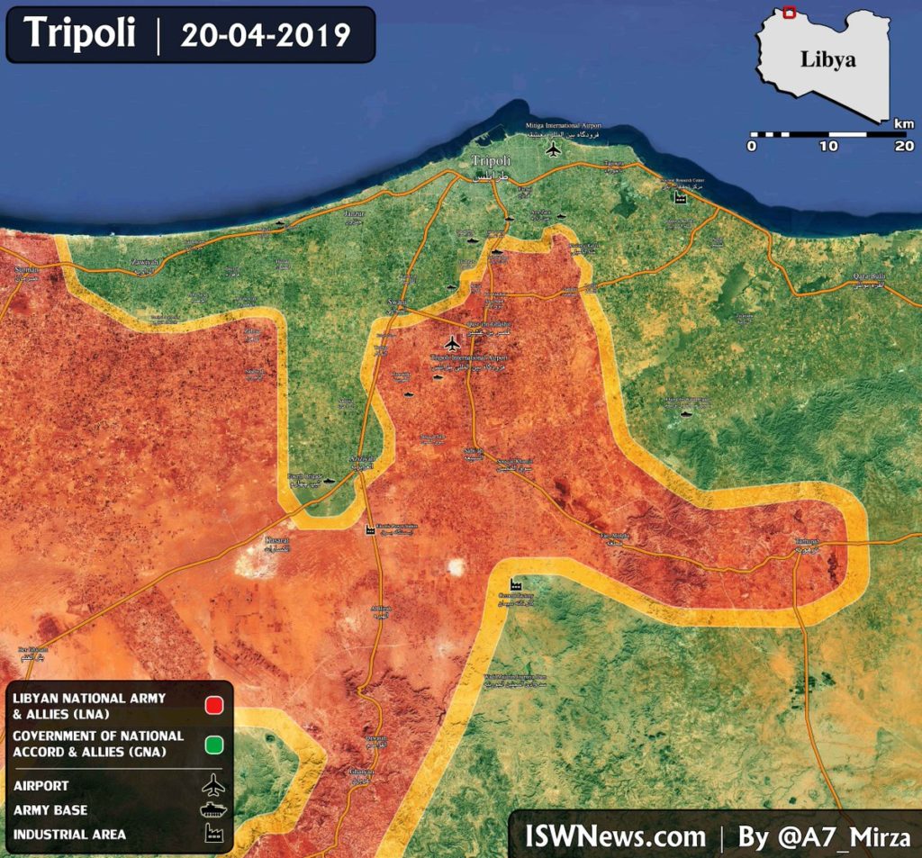 In Maps: Military Situation In Libya On April 21, 2019