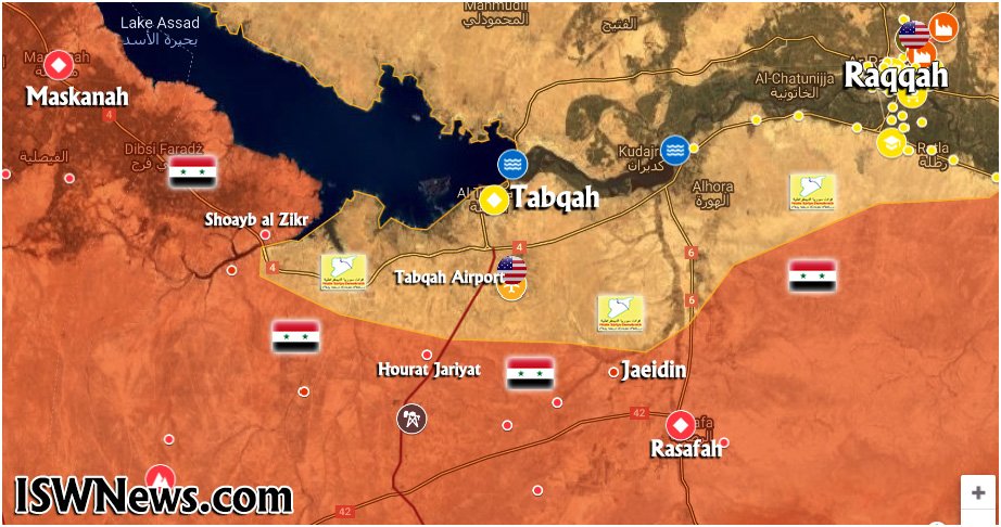 Baseless Speculations Regarding Syrian Army Advance Near Tabqah Appear Online (Map Update)