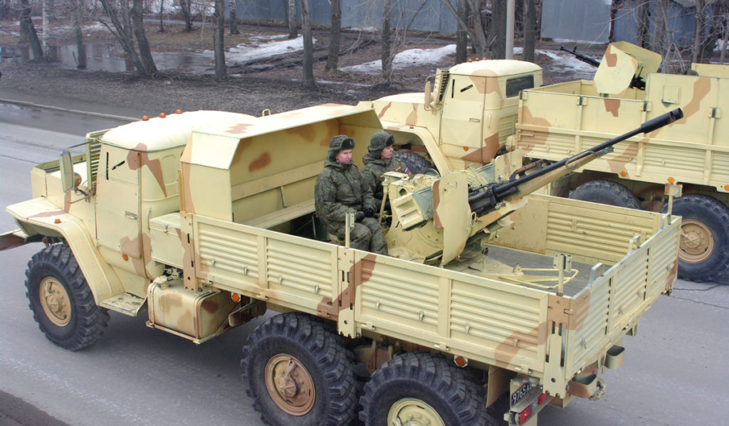 DIY-style Gun Trucks Spotted In Russia's Yekaterinburg (Photos)