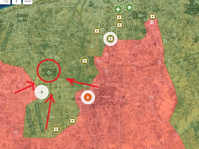 In Maps: Libyan National Army Once Again Enters al-Swani Reversing Gains Of GNA Militias