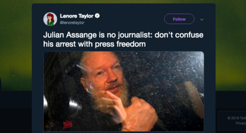 Caitlin Johnstone: "The US Government Won’t Care About Your Definition Of Journalism After The Assange Precedent Is Set"