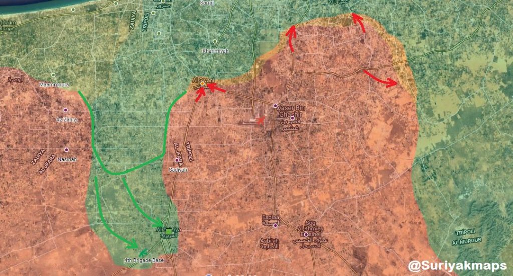 In Maps: Military Situation In Libya And Battle For Tripoli On April 14, 2019