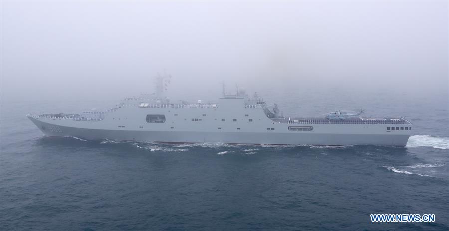 In Photos: Naval Oarade To Mark Chinese Navy's 70th Founding Anniversary