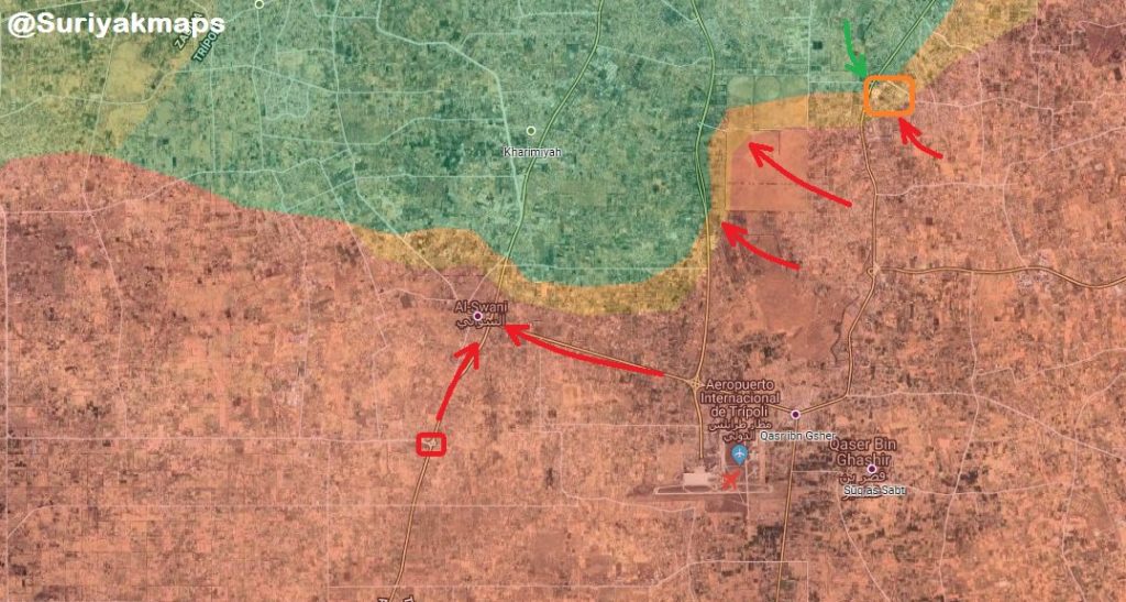 In Maps: Libyan National Army Once Again Enters al-Swani Reversing Gains Of GNA Militias