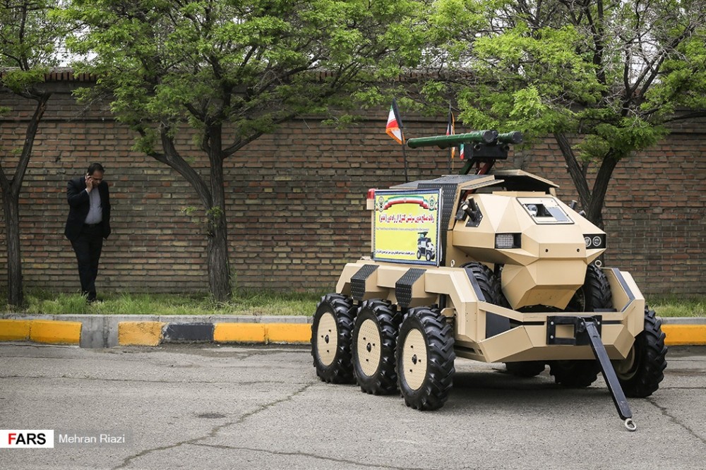 Iran Showcases Unmanned Ground Combat Vehicles, Anti-Drone Weapons (Photos)