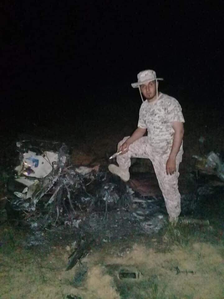 Libyan National Army Shot Down Mirage F-1 Of GNA Air Force Over al-Watiyah Airbase (Photos)