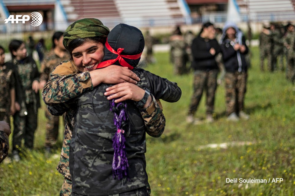 Videos, Photos: Kurdish Militas Hold Military Parade In Syria's Qamishli