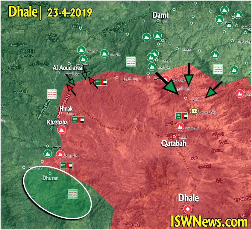 Yemen Map Update: Military Situation In Baydha, Dhale, Hudaydah, Hajjah, Saadah, Al Jawf Areas