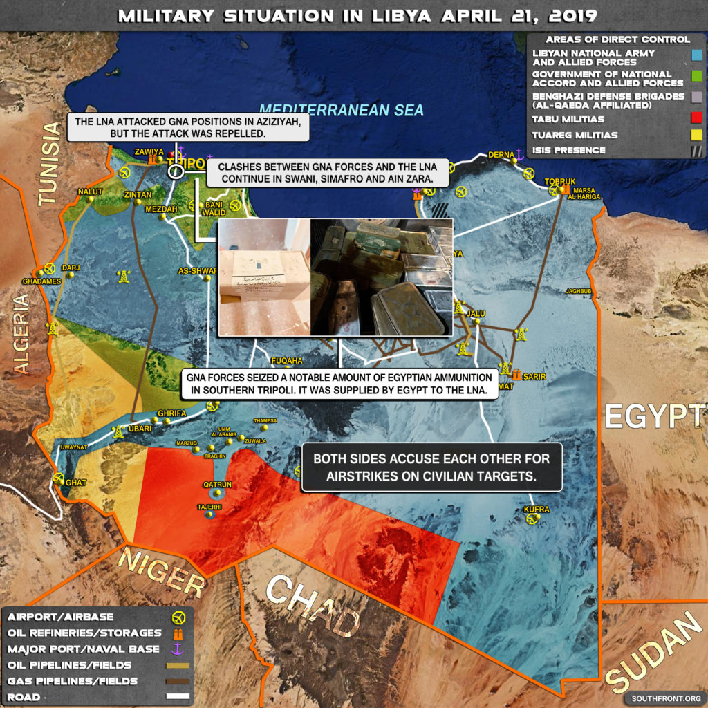 In Maps: Military Situation In Libya On April 21, 2019