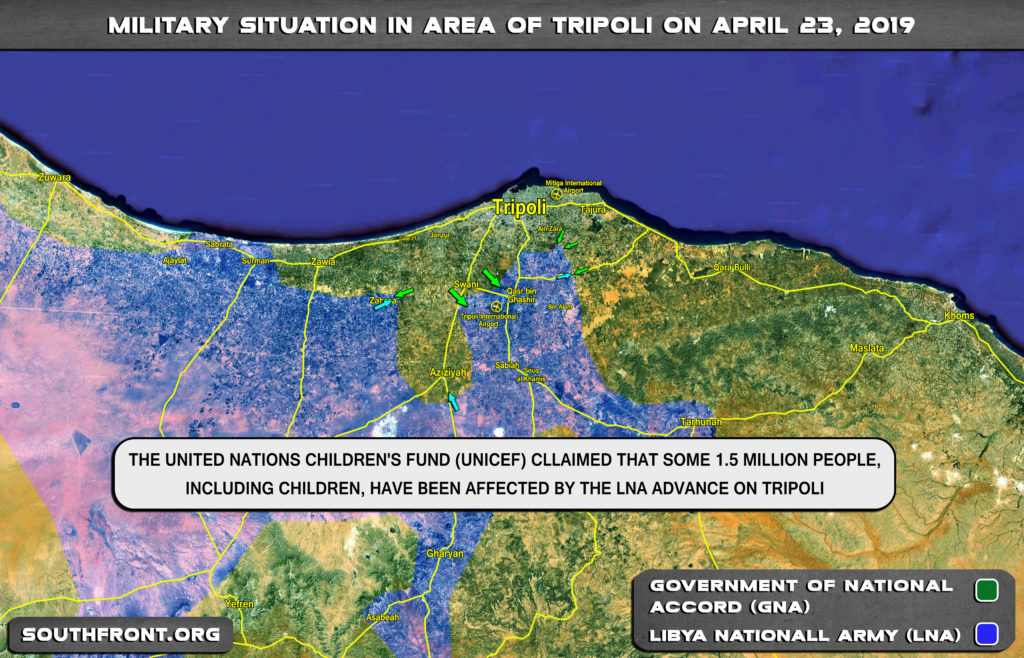 Map Update: Military Situation In Libya On April 23, 2019