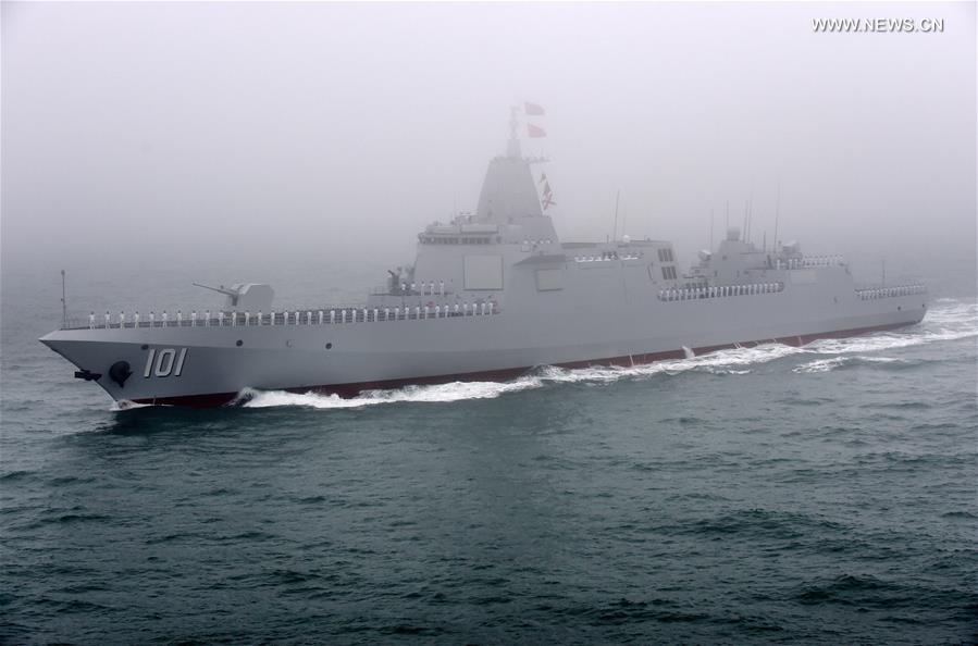 In Photos: Naval Oarade To Mark Chinese Navy's 70th Founding Anniversary