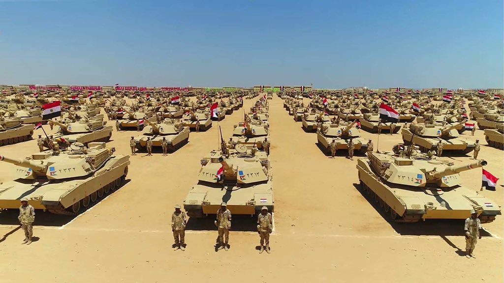 Egyptian President Inspected Country's Biggest Military Base (Video, Photos)