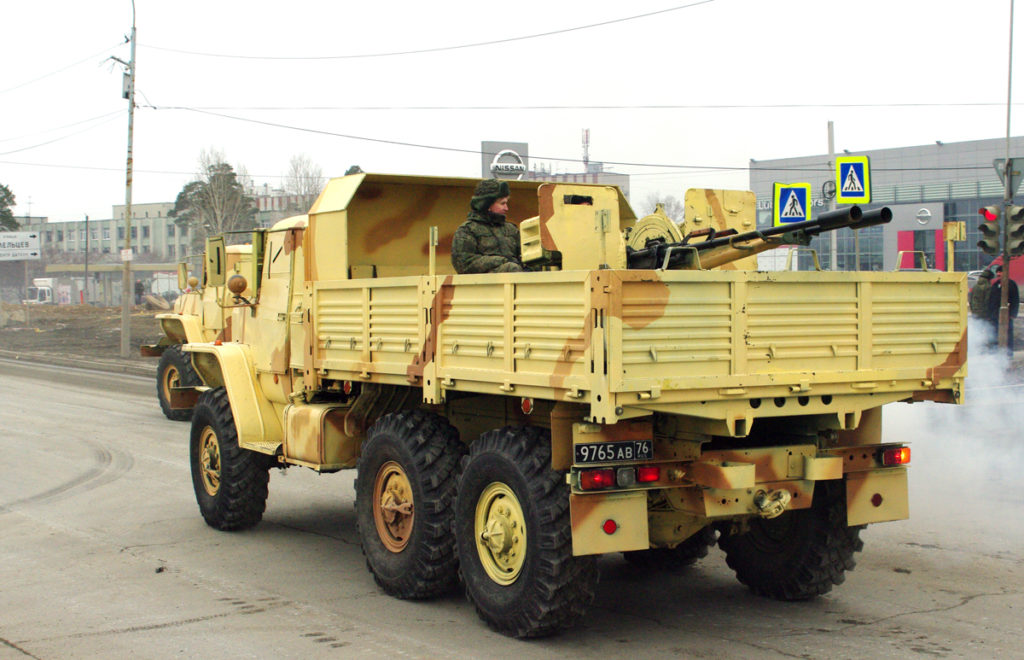 DIY-style Gun Trucks Spotted In Russia's Yekaterinburg (Photos)