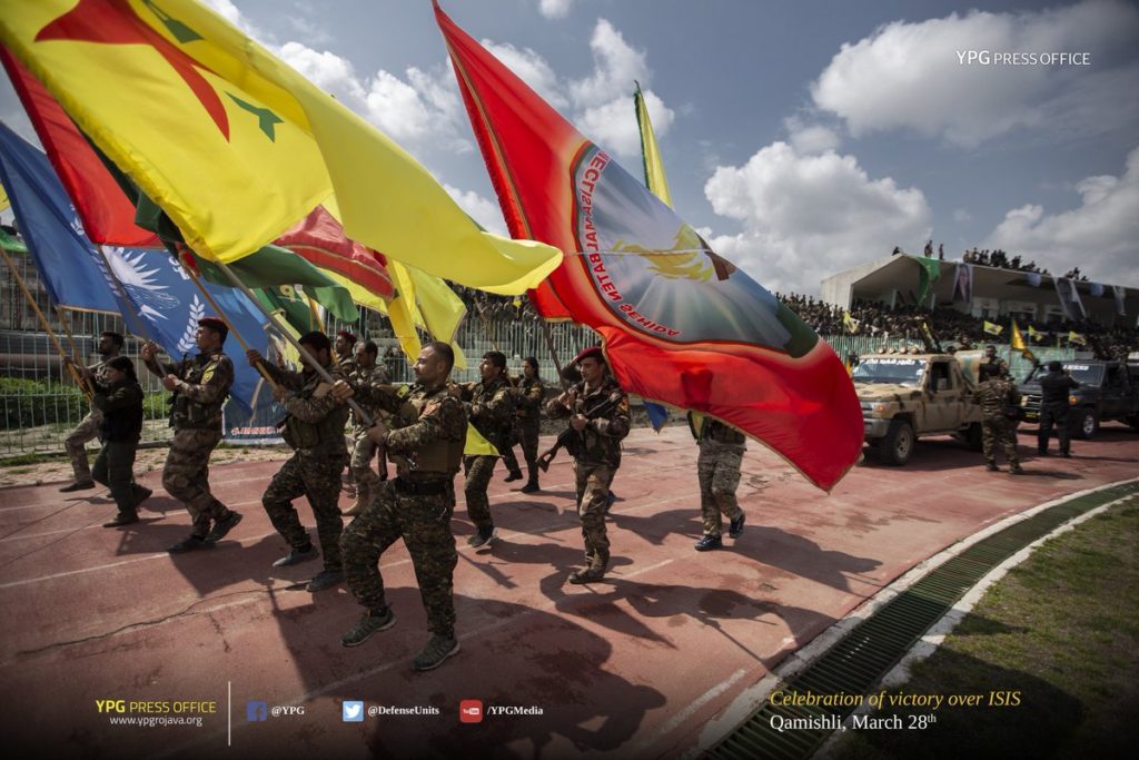 Videos, Photos: Kurdish Militas Hold Military Parade In Syria's Qamishli