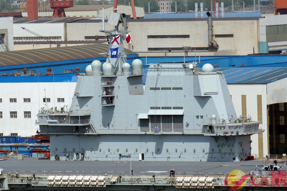 In Photos: China's First Domestically-Built Aircraft Carrier In Dalian