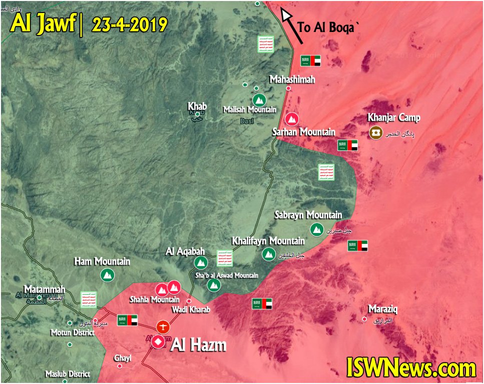 Yemen Map Update: Military Situation In Baydha, Dhale, Hudaydah, Hajjah, Saadah, Al Jawf Areas