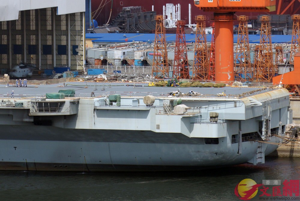 In Photos: China's First Domestically-Built Aircraft Carrier In Dalian