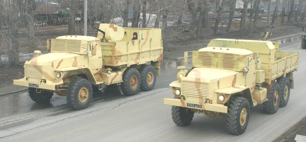 DIY-style Gun Trucks Spotted In Russia's Yekaterinburg (Photos)