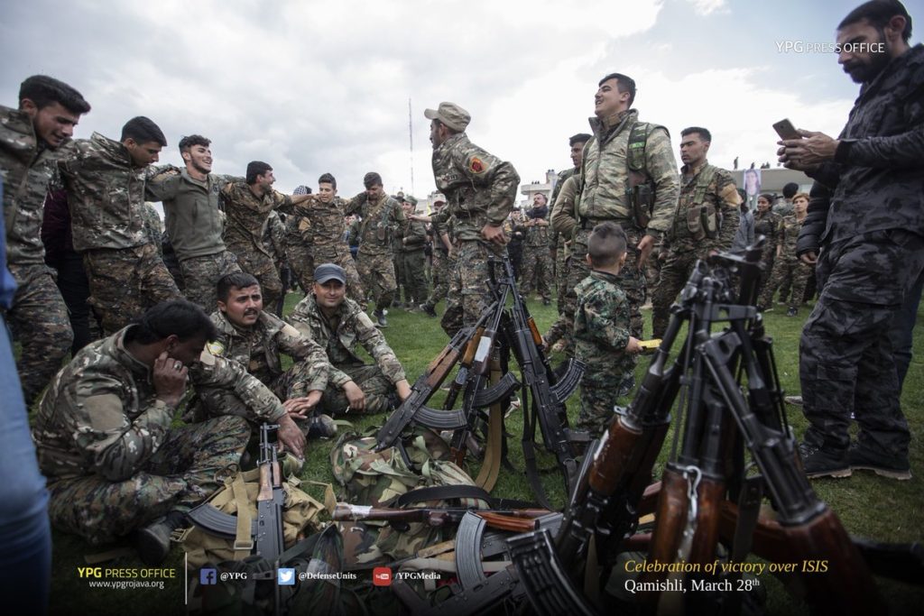 Videos, Photos: Kurdish Militas Hold Military Parade In Syria's Qamishli